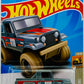 Hot Wheels 2023 - Collector # 233/250 - Baja Blazers 08/10 - Jeep Scrambler - Metalflake Sliver - IC