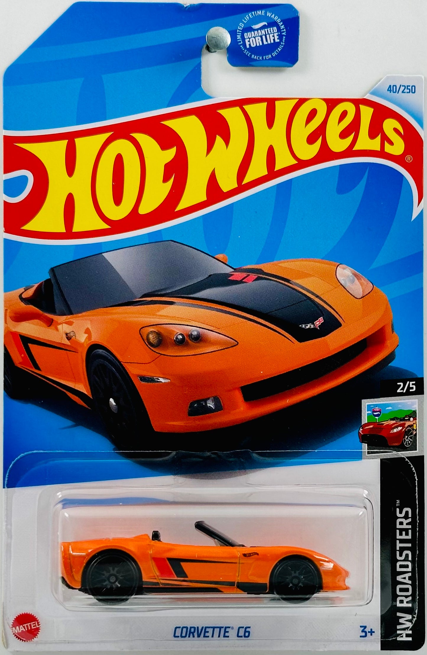 Hot Wheels Corvette Die-Cast Car #219 - 1:64 Scale Burnt Orange Collectible Toy Car
