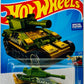 Hot Wheels 2024 - Collector # 119/250 - HW Ride-Ons 03/05 - Tanknator - Dark Green - USA 'Let's Race' Card