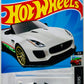 Hot Wheels 2024 - Collector # 116/250 - HW Roadsters 05/05 - '15 Jaguar F-Type Project 7 - White - USA