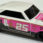 Hot Wheels 2025 - Collector # 076/250 - HW Celebration Racers 3/10 / International Women's Day - 1974 Brazilian Dodge Charger - White, Pink & Black / #25 - International Card