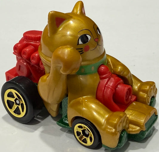 Hot Wheels 2026 - Collector # 092/250 - Experimoors 2/5 - Feline Lucky - Gold - USA '2026' Card