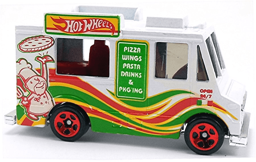 Hot Wheels 2014 - Collector # 009/250 - HW City / HW City Works - Ice Cream Truck - White - USA Card