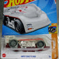 Hot Wheels 2024 - Collector # 056/250 - HW Fast Transit 4/5 - West Coast Flyer - White - USA 'LET'S RACE' Card
