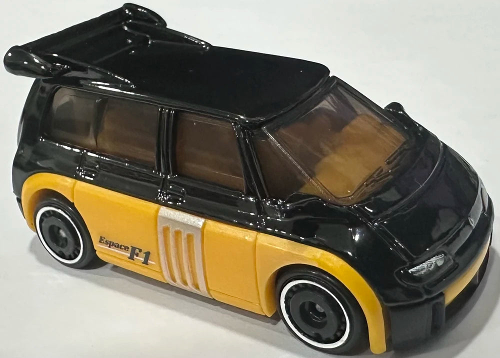 Hot Wheels 2025 - Collector # 172/250 - HW Modified 5/5 - New Models - Renault Espace F1 - Black & Yellow - USA Card