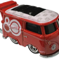 Hot Wheels 2025 - Premium / Pop Culture / Mattel 80th Anniversary - Kool Kombi - Red / 80 - Metal/Metal & Real Riders