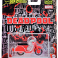 Hot Wheels 2025 - Premium / Pop Culture / Marvel / Deadpool - Deadpool Scooter - Red - Metal/Metal & Real Riders