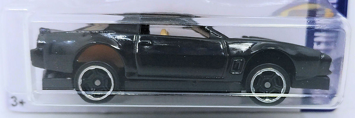 Hot Wheels 2017 - Collector # 003/365 - HW Screen Time 10/10 - K.I.T.T. (Firebird) - Black - USA 'Knight Rider' Card - ERROR! Reversed Base!
