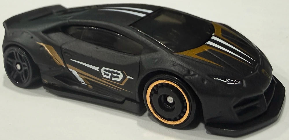 Hot Wheels 2026 - Collector # 091/250 - Nightspeed 8/10 - LB-WORKS Lamborghini Huracán Coupé - Matte Black - Bronze Lip, Black AeroDisc, Black PR5 Wheels - USA '2026' Card