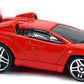 Hot Wheels 2017 - Collector # 152/365 - Tooned 6/10 - Lamborghini Countach - Red - USA "Month' Card a Walmart Exclusive