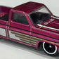 Hot Wheels 2021 - Legends Tour - '83 Chevy Silverado - Spectraflame Pink - Metal/Metal & Real Riders - USA Card with Kar Keeper