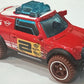 Hot Wheels 2025 - Collector # 203/250 - Safari Mode 5/5 - New Models - Lil' Roar - Red / White Roof / #2 - USA Card