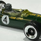 Hot Wheels 2024 - Collector # 188/250 - HW Race Day 8/10 - '67 Lotus Type 49 - Dark Green  / #5 / Yellow Stripe / Gray Driver - USA Card