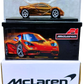 Hot Wheels 2024 - Mattel Creations / HWC - McLaren F1 - Spectraflame Dark Orange - Metal/Metal & Real Riders - Acrylic Display Box