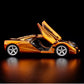 Hot Wheels 2024 - Mattel Creations / HWC - McLaren F1 - Spectraflame Dark Orange - Metal/Metal & Real Riders - Acrylic Display Box
