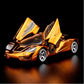 Hot Wheels 2024 - Mattel Creations / HWC - McLaren F1 - Spectraflame Dark Orange - Metal/Metal & Real Riders - Acrylic Display Box