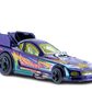 Hot Wheels 2023 - Collector # 140/250 - HW Drag Strip 05/10 - Mustang NHRA Funny Car - Purple - 'Slick' / Yellow Stars - IC