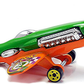 Hot Wheels 2018 - Collector # NONE - HW Daredevils 4/5 - Mad Propz - Green & Orange - USA '50th' Card