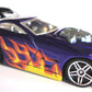 Hot Wheels 2006 - Collector # 218/223 - 'Tooned Mercy Breaker - Purple / Flames - PR5 Wheels - USA '07 Card