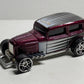 Hot Wheels 2002 - Collector # 202/240 - Midnight Otto - Metallic Maroon - USA Race & Win Card