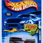 Hot Wheels 2002 - Collector # 202/240 - Midnight Otto - Metallic Maroon - USA Race & Win Card