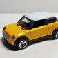 Hot Wheels 2002 - Collector # 040/240 - First Editions 28/42 - 2001 Mini Cooper - Yellow - 5 Spokes - USA R&W Card