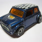 Hot Wheels 2001 - Collector # 158/240 - Mini Cooper - Dark Blue Metallic - Lace Wire Wheels - USA Card