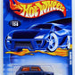 Hot Wheels 2001 - Collector # 158/240 - Mini Cooper - Dark Blue Metallic - Lace Wire Wheels - USA Card