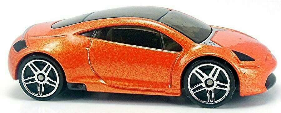 Hot Wheels 2005 - Collector # 002/183 - First Editions / Realistix 2/20 - Mitsubishi Eclipse Concept - Metallic Orange - PR5 Wheels - USA '05 Card