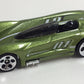 Hot Wheels 2007 - Collector # 091/180 - Code Car 07/24 - Monoposto - Olive Green Metalflake - 5 Dot Wheels - USA Card