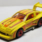Hot Wheels 2013 - Flying Customs / Mix 1 - '76 Chevy Monza - Yellow / Red & Orange Graphics - Red Basic Wheels - Metal/Metal - Target Exclusive