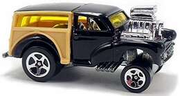 Hot Wheels 2001 - Collector # 047/240 - First Editions 35/36 - Morris Wagon - Black - USA Card