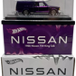 Hot Wheels 2024 - Mattel Creations / HWC - 1986 Nissan 720 King Cab - Spectraflame Purple - Metal/Metal & Real Riders - Pickup Bed Twists - Acrylic Display Box