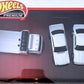 Hot Wheels 2023 - Premium / Nissan Diorama / LBWK HAKO 4 Car Box Set - Fleet Street, Nissan Skyline 2000GT-R LBWK, Nissan Skyline C210 & Nissan Skyline HT 2000GT-X - All vehicles are White Enamel - Metal/Metal & Real Riders - Display Box