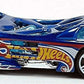 Hot Wheels 2014 - Collector # 147/250 - HW Race / HW Race Team / Treasure Hunts - Night Burner - Blue / Racing Graphics - USA Card