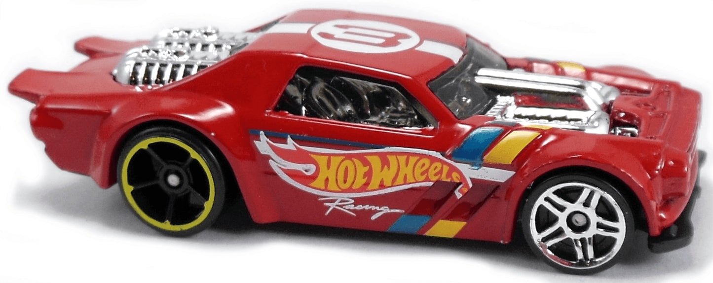 Hot Wheels 2016 - Collector # 010/250 - HW Race Team 10/10 - New Models - Night Shifter - Red / Hot Wheels Racing Graphics - USA Card