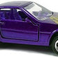 Hot Wheels 1997 - Collector # 506 - Nissan 300ZX - Purple Metalflake - 5 Spokes - Opening Doors - USA '98 Blue Car Card