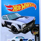 Hot Wheels 2017 - Collector # 283/365 - Nightburnerz 9/10 - Nissan Skyline H/T 2000GT-X - White / Blue Stripes & Graphics - International Card