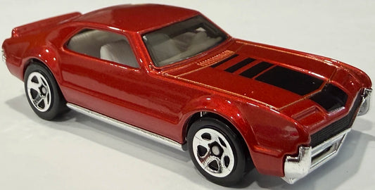 Hot Wheels 2026 - Collector # 114/250 - HW Factory Fresh 4/5 - New Models - Custom '66 Toronado - Metalflake Red - 5 Spoke Wheels - USA '2026' Card