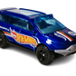 Hot Wheels 2019 - Collector # 215/250 - HW Race Team 1/10 - New Models - Chrysler Pacifica - Dark Blue / Hot Wheels Racing / #6 / White, Red &amp; Gold Stripes - Black BAJA5 Wheels - USA Card with Factory Set Sticker