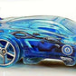 Hot Wheels 2010 - Collector # 203/240 - Race World / Earth 3/4 - Paradigm Shift - Transparent Blue - USA Card