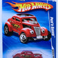 Hot Wheels 2010 - Collector # 104/240 - HW Performance 6/10 - Pass'n Gasser - Red / Mr Gasket - USA New '11 Card - ERROR Card / Muscle Mania