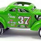 Hot Wheels 2008 - Collector # 025/172 - First Editions 25/40 - Pass'n Gasser - Green - International Long Card