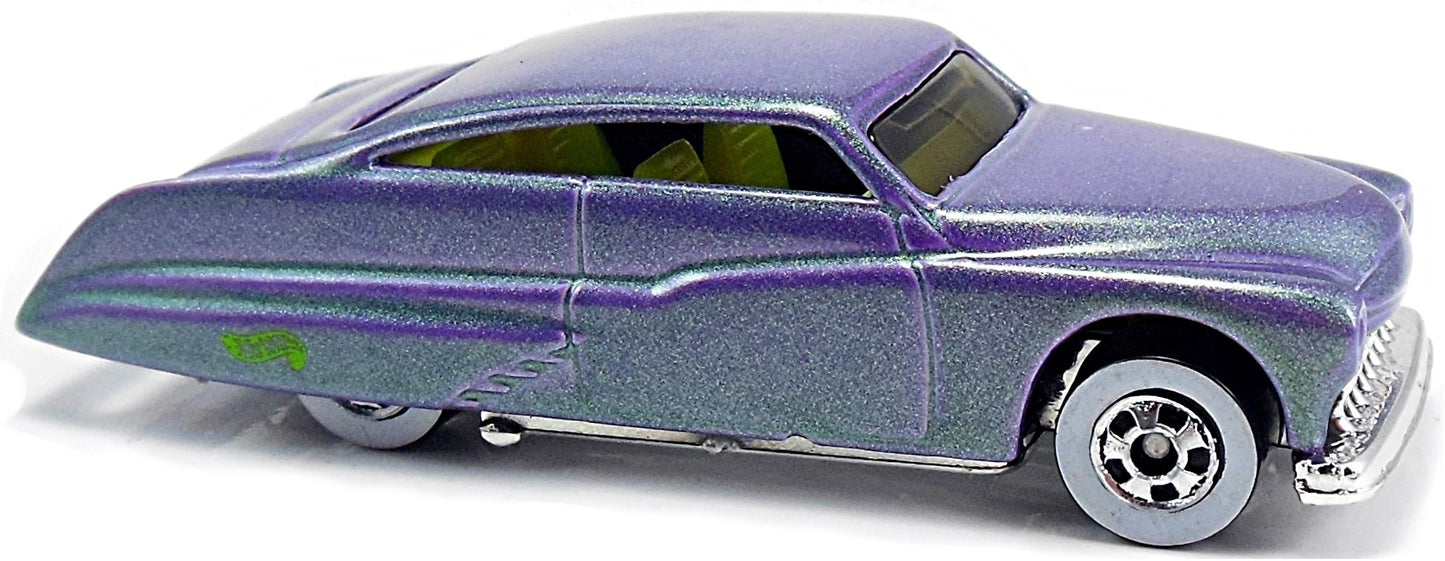 Hot Wheels 1995 - Collector # 292 - Pearl Driver Series 2/4 - Pearl Passion - Lavender Pearl - BW White Walls - USA Blue & White Card