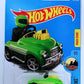 Hot Wheels 2017 - Collector # 301/365 - HW Ride-Ons 5/5 - Pedal Driver - Lime Green - International Card