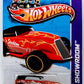 Hot Wheels 2013 - Collector # 182/250 - HW Showroom / American Turbo - Phaeton - Red - KMart Exclusive - USA Card