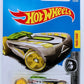 Hot Wheels 2017 - Collector # 253/365 - Super Chromes 9/10 - Pharodox - Chrome Body / Green Windows - International Card