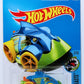 Hot Wheels 2017 - Collector # 278/365 - Street Beasts 7/10 - Piranha Terror - Blue Body / Green Base - USA Card