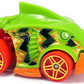 Hot Wheels 2018 - Collector # 114/365 - Street Beasts 7/10 - Piranha Terror - Lime Green Body / Orange Base - USA 50th Card
