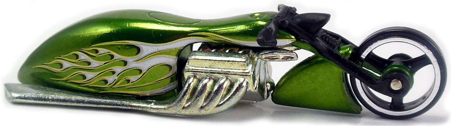Hot Wheels 2005 - Classics Series 1 # 21/25 - Pit Cruiser - Spectraflame Olive Green / Flames - Metal/Metal - Limited Edition